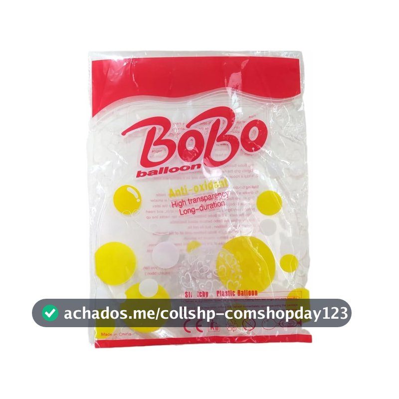 Kit 50 Balões Bubble Transparente 18"