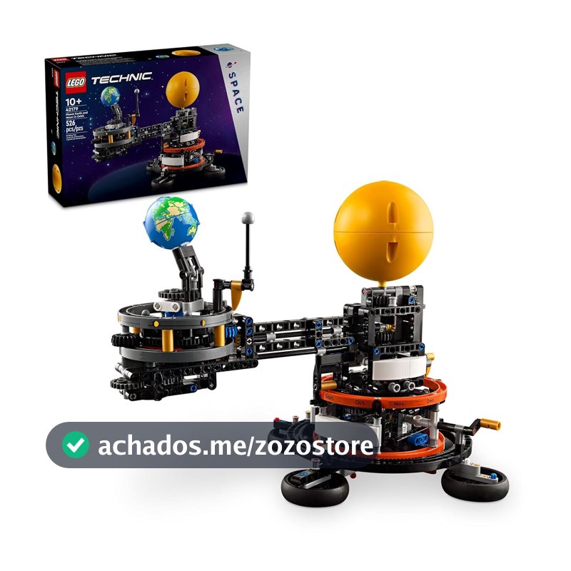 LEGO Set Technic 42179 Planeta Terra e Lua em Órbita 526 peças