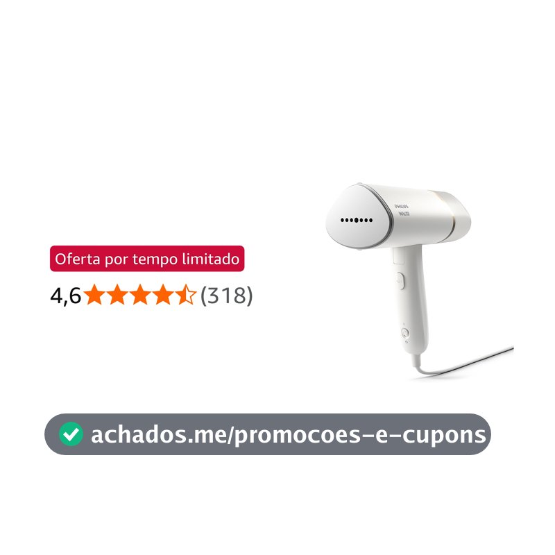 PHILIPS, Vaporizador Portátil Walita Branco, 110V, STH3020/12