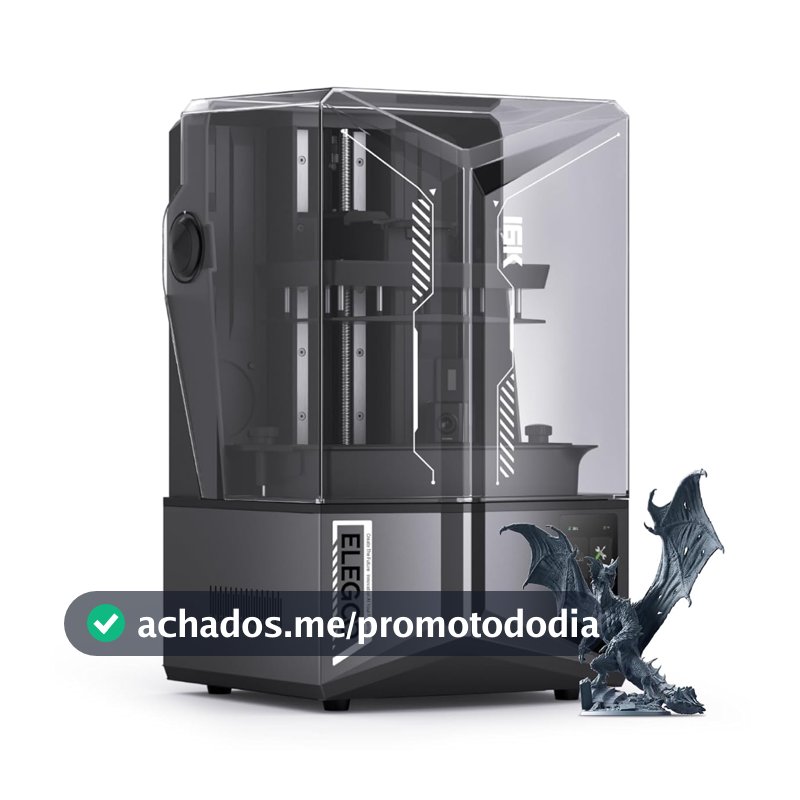 Impressora 3D de resina ELEGOO Saturn 4 Ultra 16K, Aquecimento de tanque inteligente, Impressão de alta velocidade de 150 mm/h, Tamanho de impressão grande de 8,33 × 4,66 × 8,66 polegadas