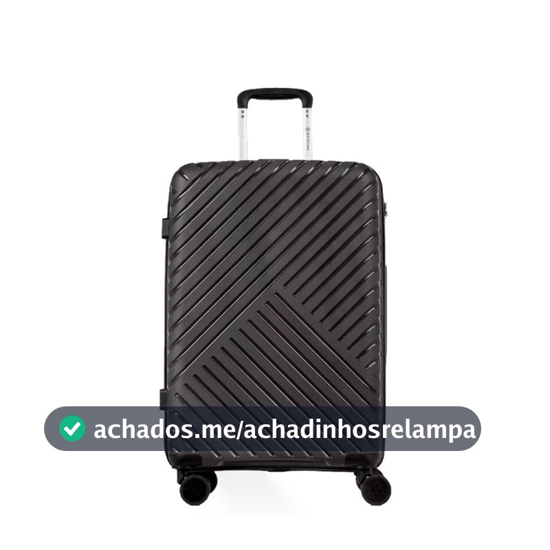 Mala Média 23kg Sestini, Polipropileno Super Resistente, Espaçosa De Viagem