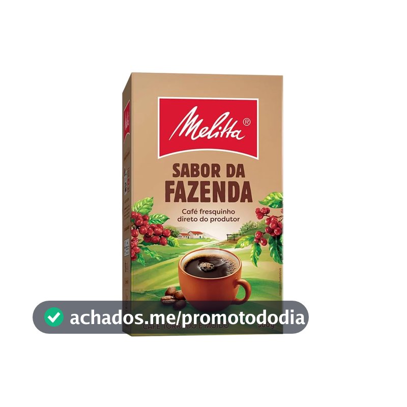 CAFÉ MELITTA SABOR DA FAZENDA VÁCUO 500g