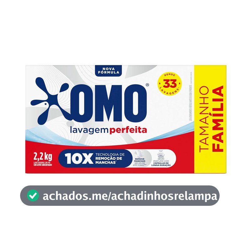 OMO Sabão Em Pó Lavagem Perfeita 2.2Kg