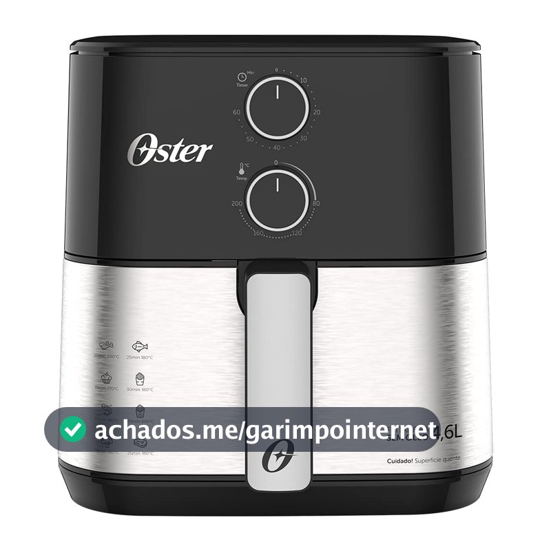 Fritadeira Sem Óleo Oster 127V - OFRT520, PRETO