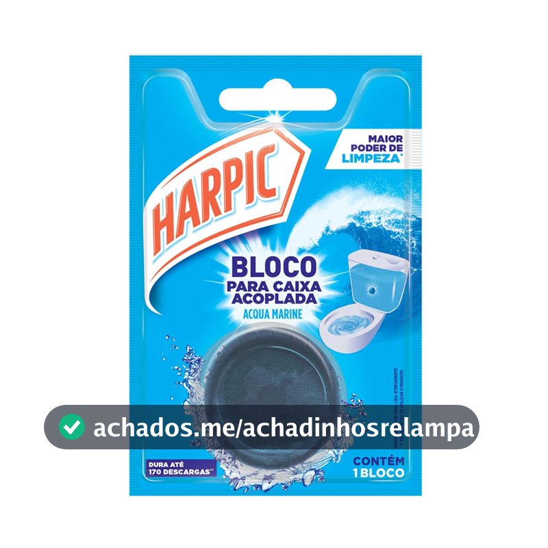 Harpic Bloco Sanitário para Caixa Acoplada Marine 1 unidade