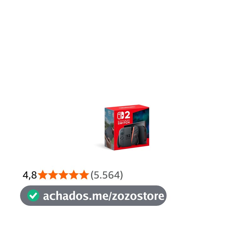 Console Nintendo Switch 2 - Modelo Internacional