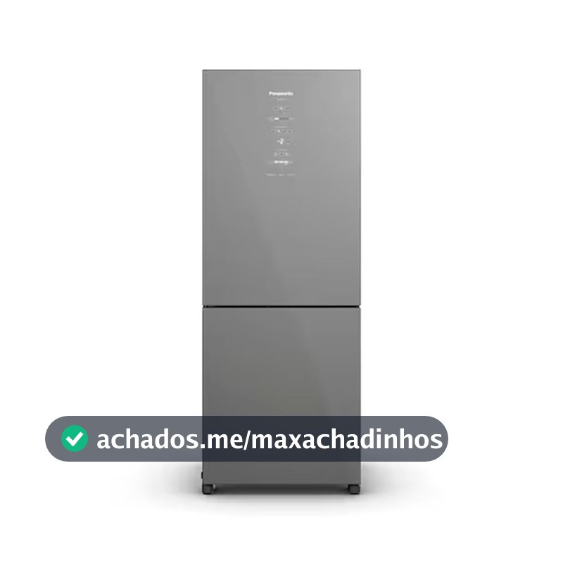 Geladeira Panasonic BB65GV7MC Frost Free Inverter 467L Diamond Glass Bivolt