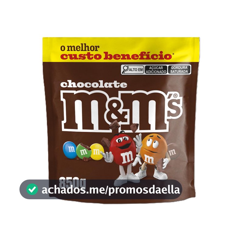 Chocolate M&M'S Ao Leite 850g