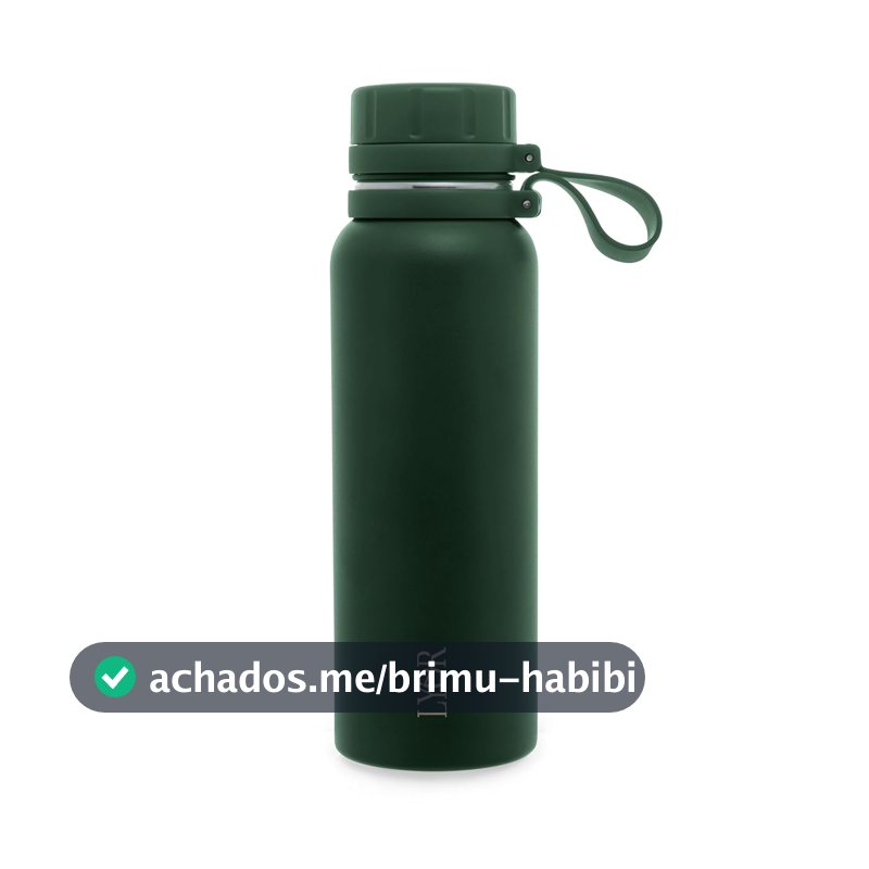 LYOR - Garrafa Térmica de Aço Inox Explorer Verde 650ml