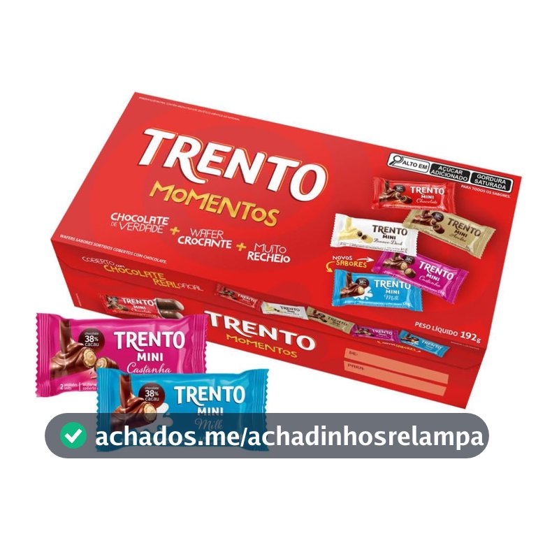 Caixa Trento Momentos Sortidos 168g