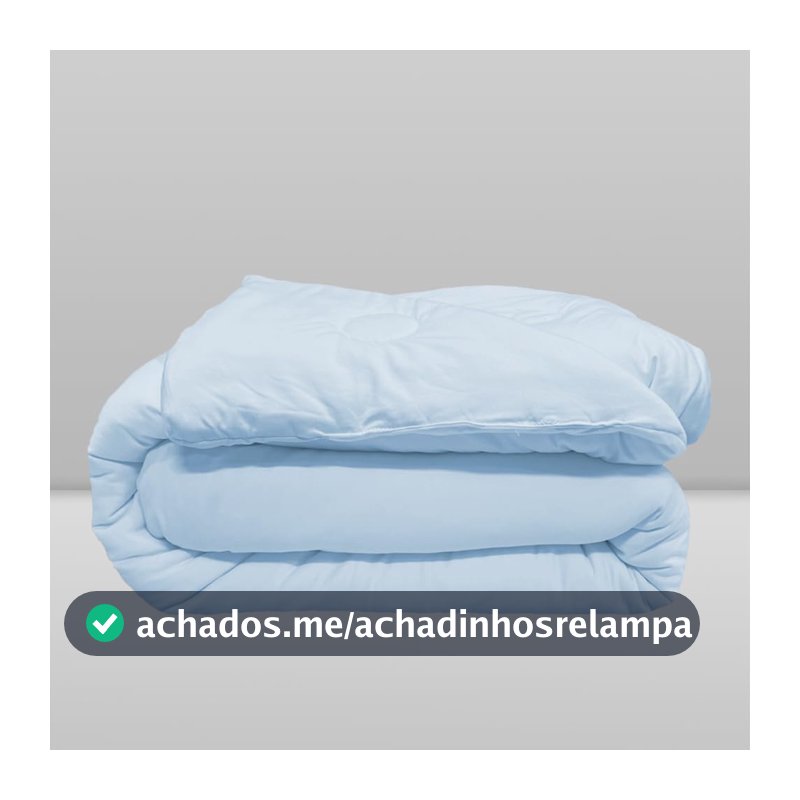 Edredom infantil bebê, Toque macio e confortável, super aconchegante, enxoval bebê medida 150cm x 98cm cor Azul bebê