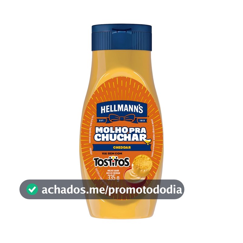 Hellmann’s Molho pra Chuchar sabor Cheddar
