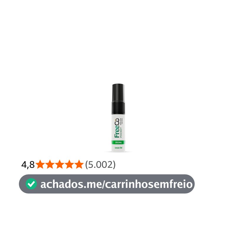 Freecô Bloqueador De Odores Sanitários - Original Pocket 15ml