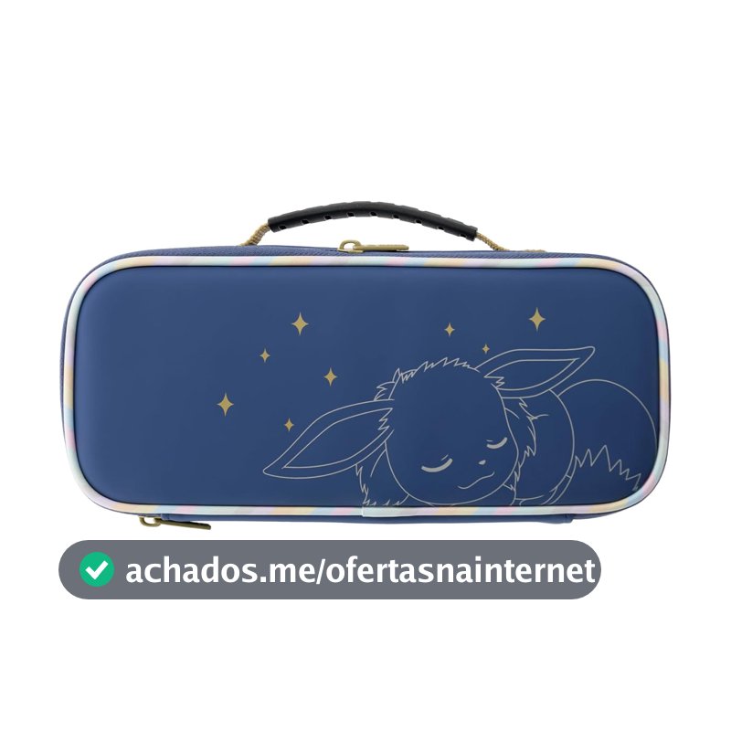 Case de viagem HORI Compato Edição Eevee Evolution para Nintendo Switch