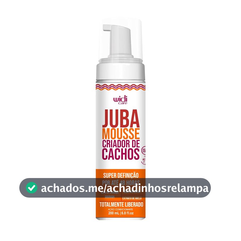 Widi Care Mousse Finalizador Juba Criador de Cachos 200ml