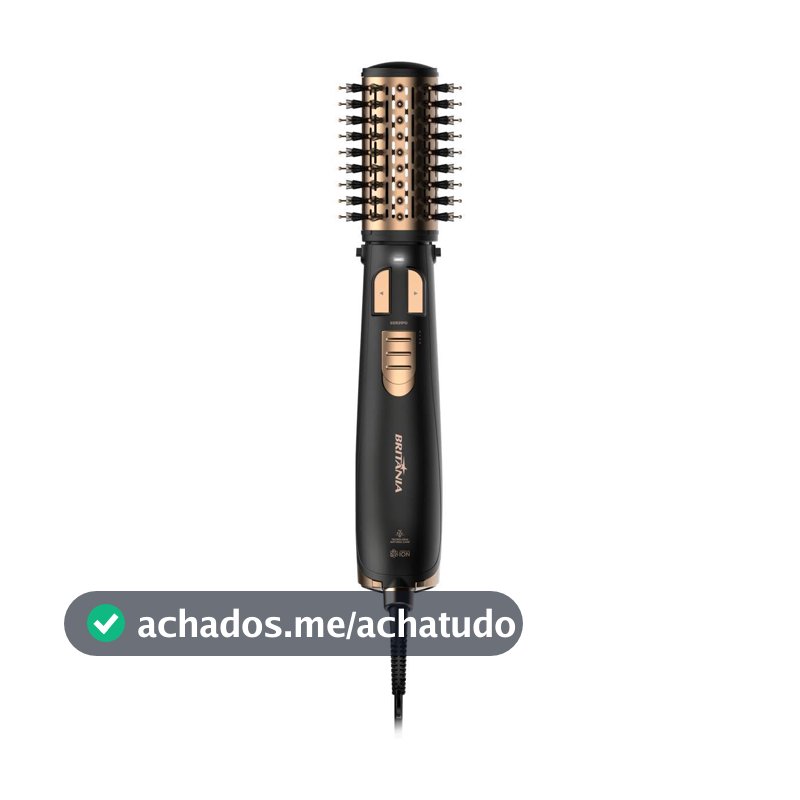 Britânia Escova Rotativa 2 em 1 Gold 1300W Bivolt BER21PD