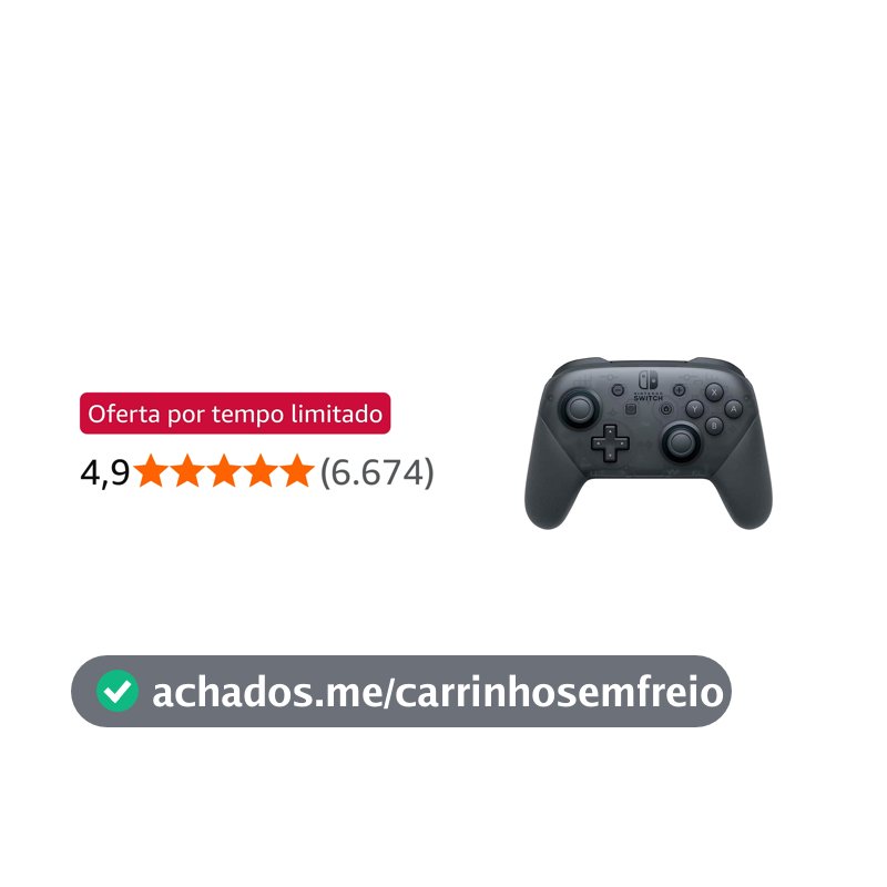 Controle Nintendo Switch Pro