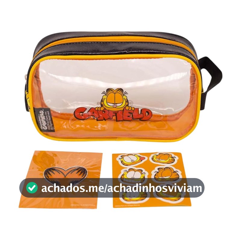 Zonacriativa - Necessaire com adesivos Garfield