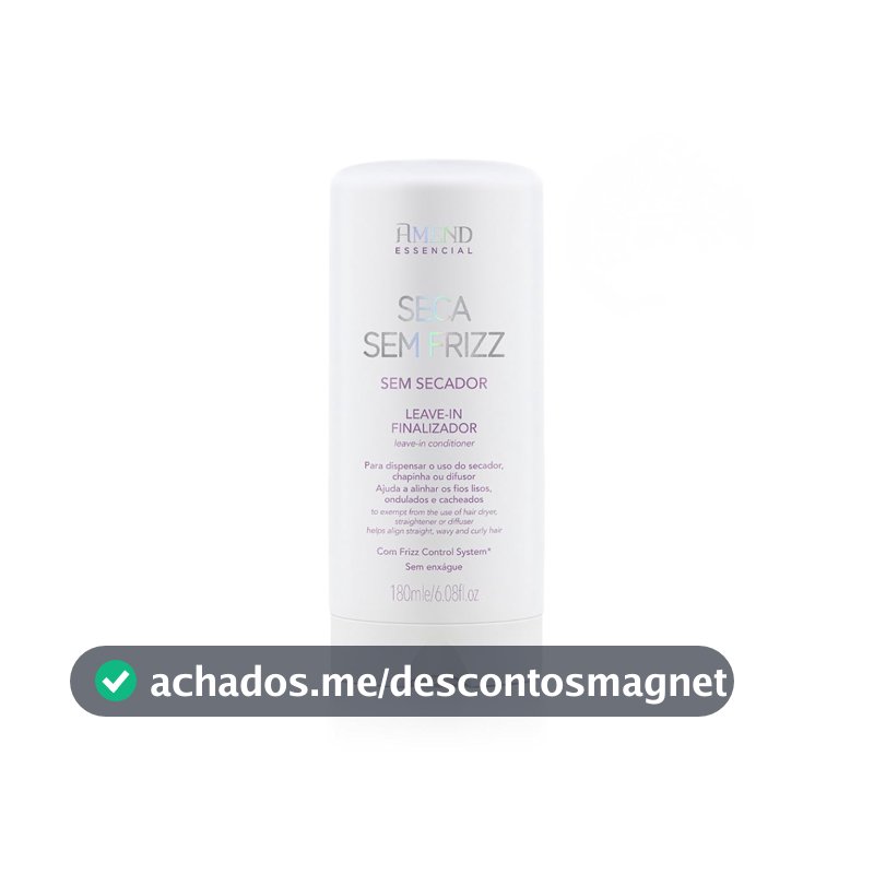 Seca Sem Frizz Leave-In Finalizador 180ml