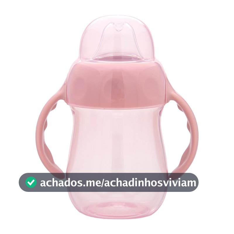 Copo de Treinamento Buba, com Alça, Rosa