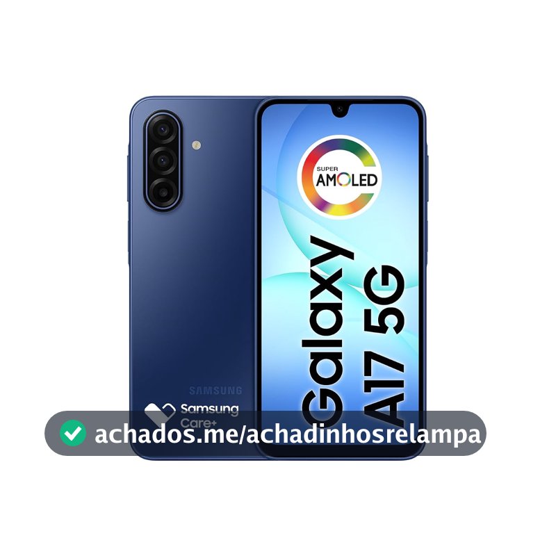 Celular Samsung Galaxy A17 5G, 128GB, 4GB, 50MP Tela 6.7" - Azul