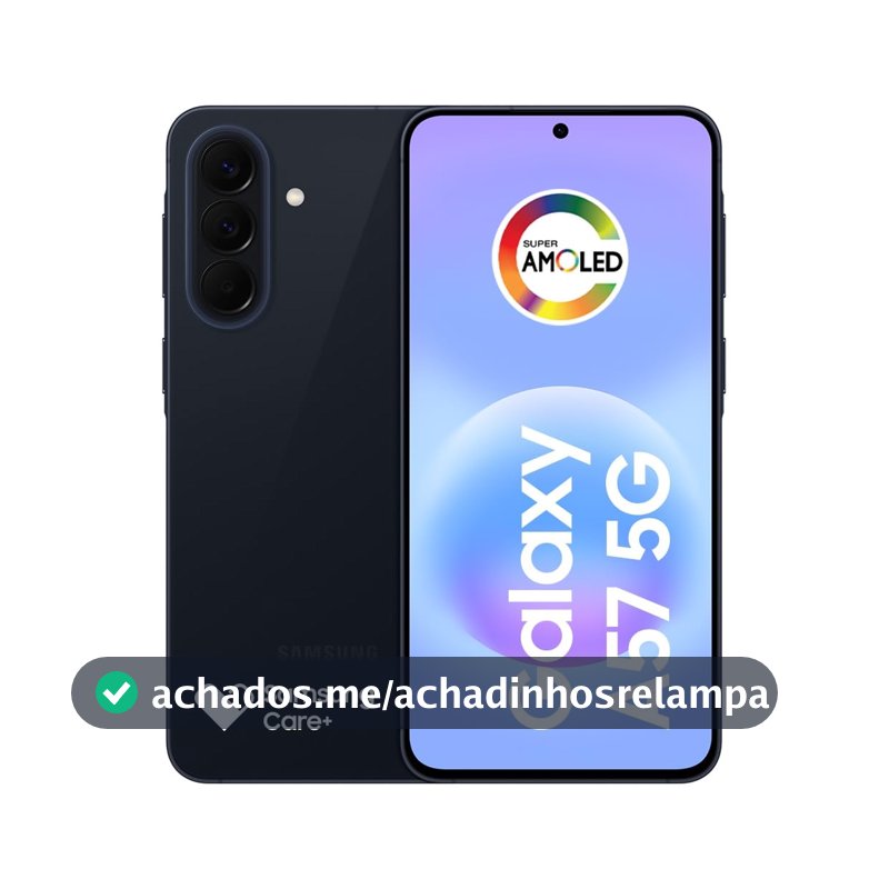 Celular Samsung Galaxy A57 5G 128GB, 8GB RAM, Câmera 50MP, IP68, Super AMOLED 6.7", Recursos AI (Azul Escuro)