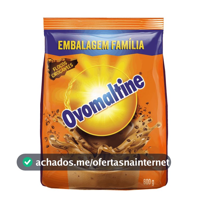 AB Brasil Achocolatado Com Flocos Crocantes Ovomaltine 600G