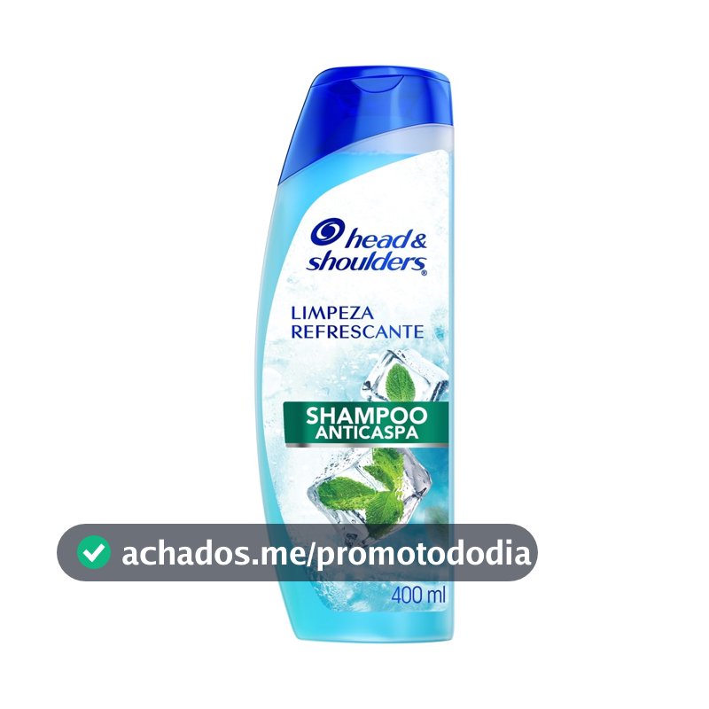 Head & Shoulders Shampoo Anticaspa Limpeza Refrescante 400 ml