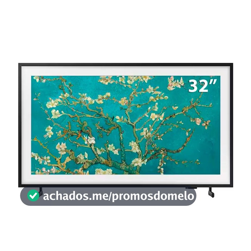 Samsung Smart TV QLED 32" Full HD QN32LS03C - Gaming Hub, Tela Matte, Modo Arte, Suporte de parede incluso