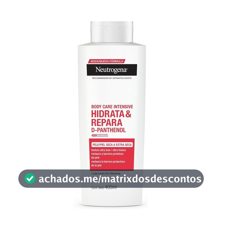 Hidratante Corporal Neutrogena Body Care Hidrata&Repara, 400ml