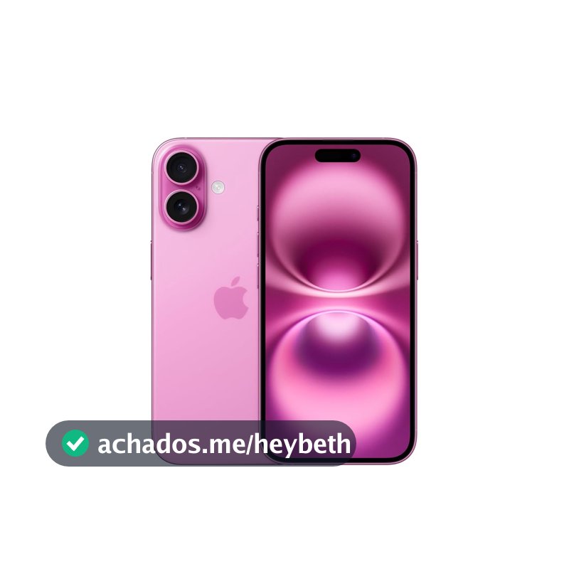 Apple iPhone 16 (256 GB) – Rosa