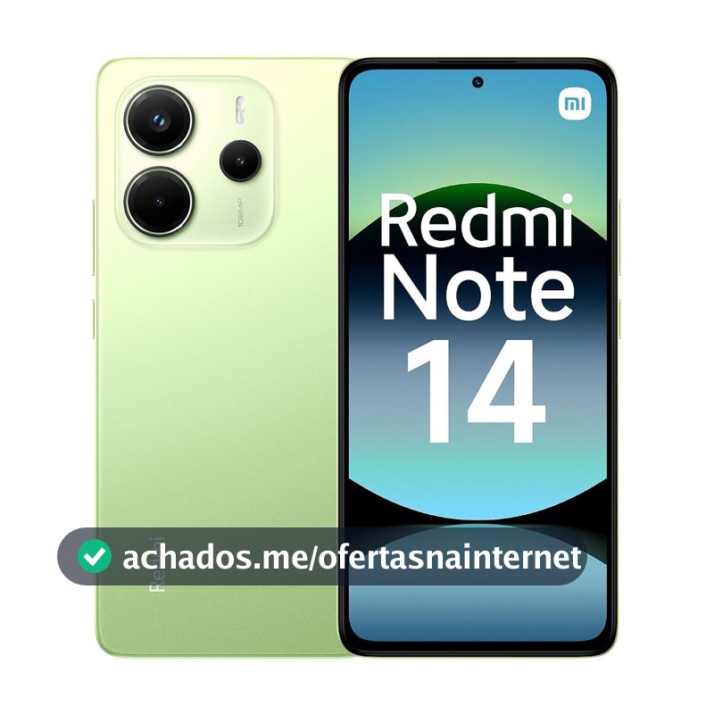 Smartphone Xiaomi Redmi Note 14 Lime Green (Verde) 8GB RAM 256GB ROM