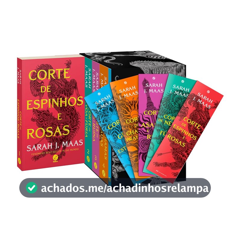 Box Corte de espinhos e rosas (Novas capas) - Acompanha marcadores