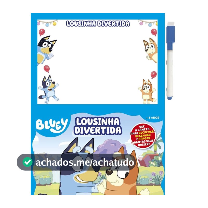 Bluey Lousinha Divertida - Alfabeto