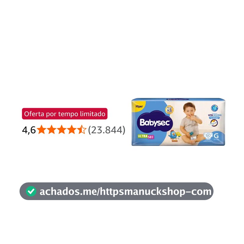 Fralda Babysec Galinha Pintadinha Ultrasec G 60 Und
