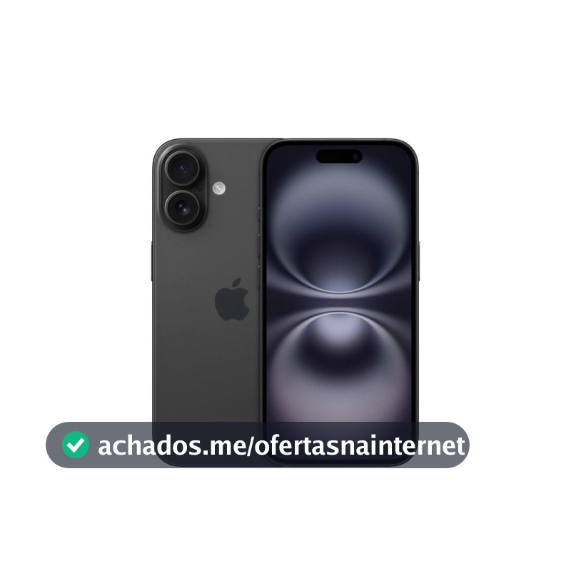 Apple iPhone 16 (512 GB) – Preto