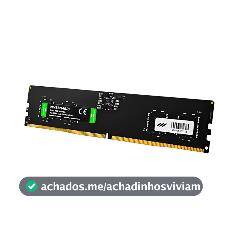 Memória RAM, DDR5, 8GB, 5600MHz, Desktop- MACROVIP