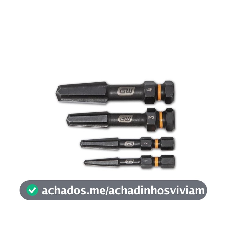 GEARWRENCH Conjunto de extração de parafuso mordedor de 4 peças - 84787