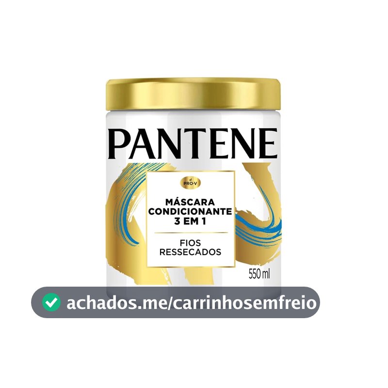 Pantene Pro-V Máscara Capilar 3 em 1 para Fios Ressecados 550 ml