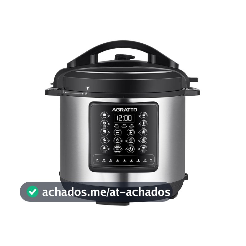 Panela de Pressão Multifunções Digital Agratto APPD01L-01 Inox