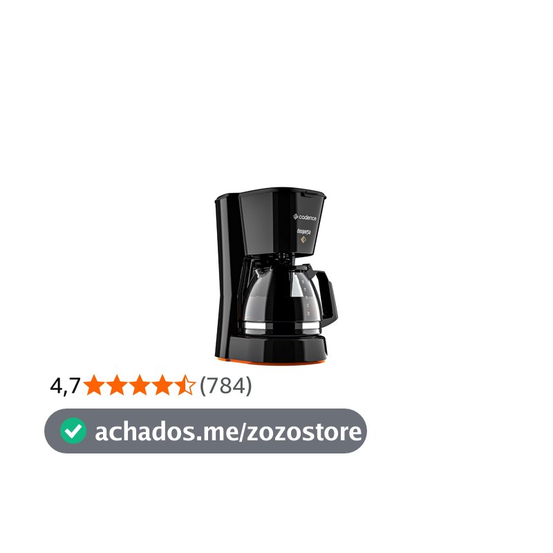 Cafeteira Elétrica Cadence Desperta Constrast 127V - CAF338