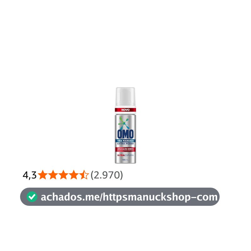 OMO Tira-Manchas Ultra Espuma Extra Poder Frasco 135Ml
