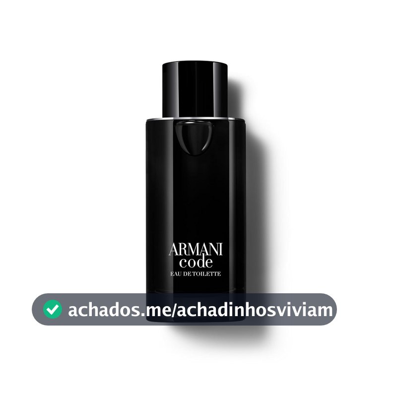 Armani Beauty, Armani Code Eau de Toilette, Giorgio Armani, Perfume Masculino Refilável, Fragrância Oriental Amadeirada com Notas de Tangerina Verde, Lavanda, Fava Tonka e Cedro