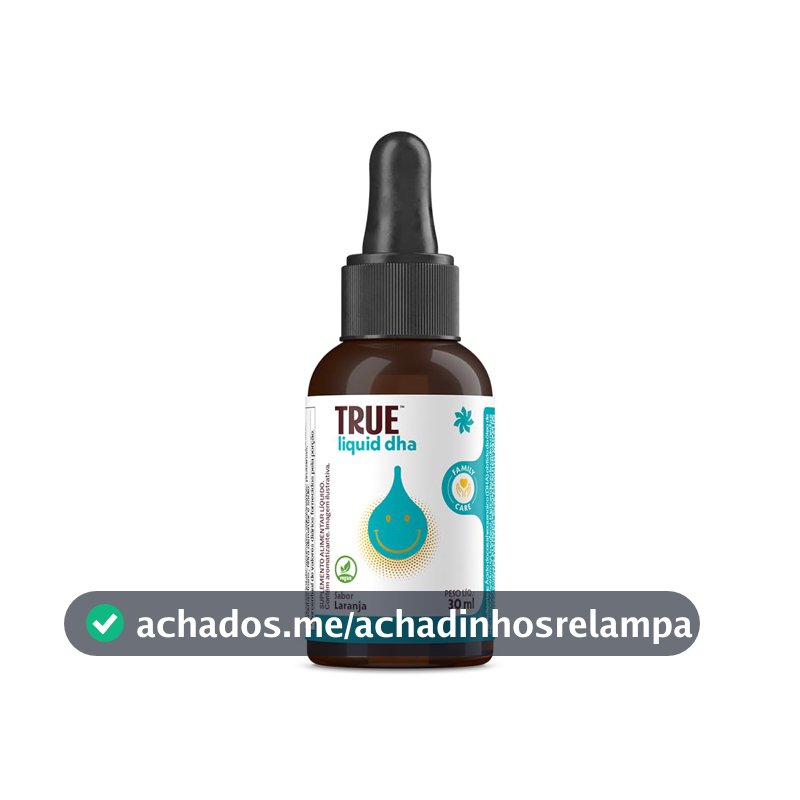 DHA Liquid - True Source - Dha Liquido 30ml - Sabor Laranja
