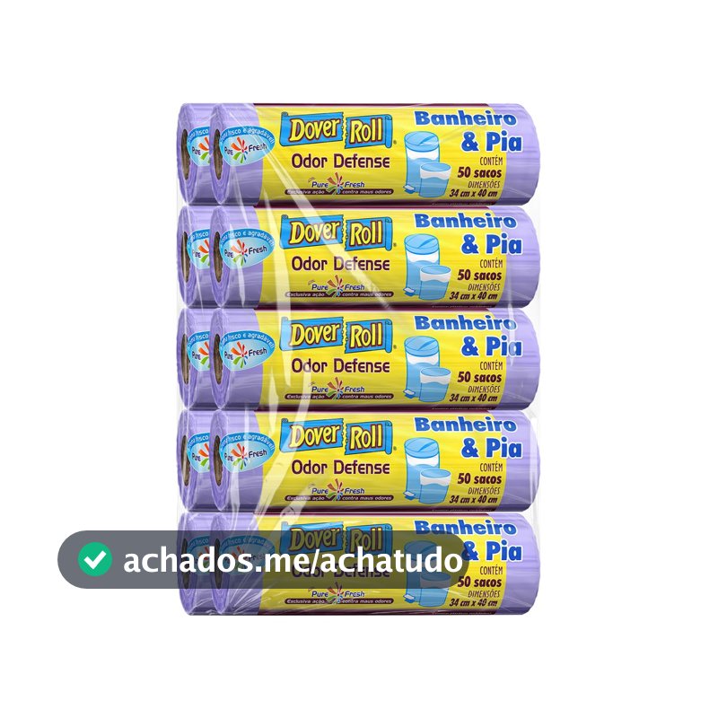 Dover-Roll odor defense banheiro & pia - pacote com 10 rolos