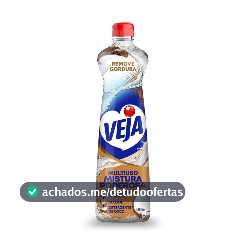 Veja Power Fusion Desinfetante Multiuso Coco 500ml