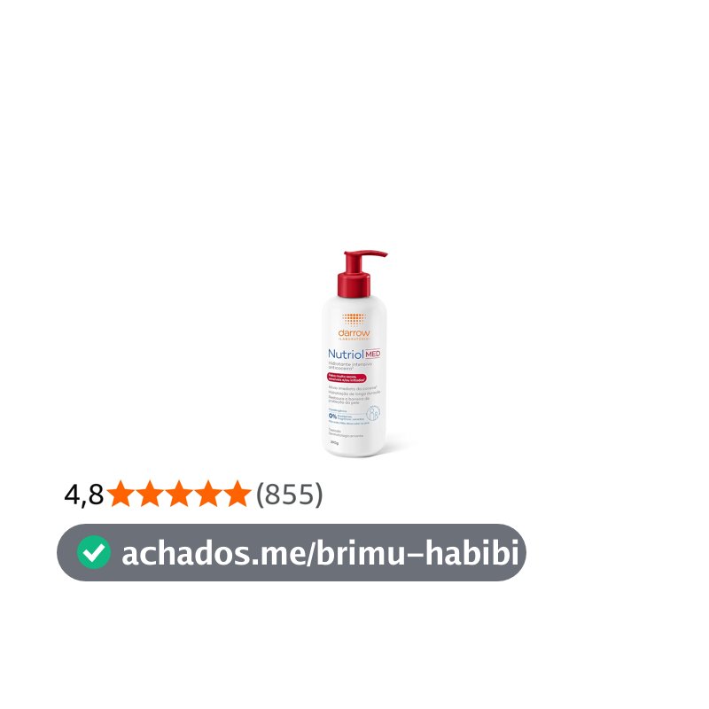 Darrow Nutriol Med Loção Hidratante Dermatológico Anticoceira Familiar 390g