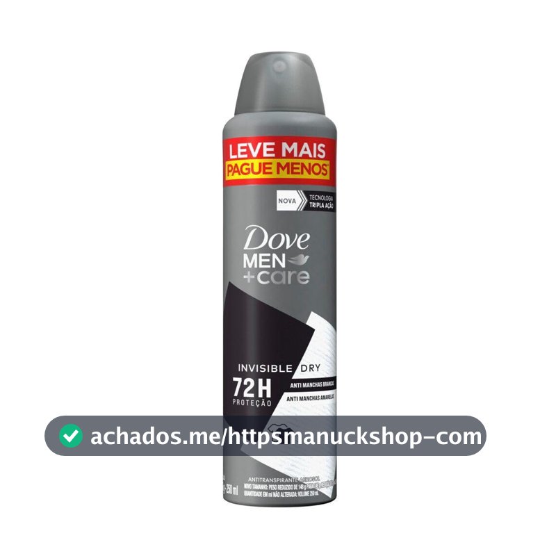 Dove Antitranspirante Aerosol Men+Care Invisible Dry 250 ml