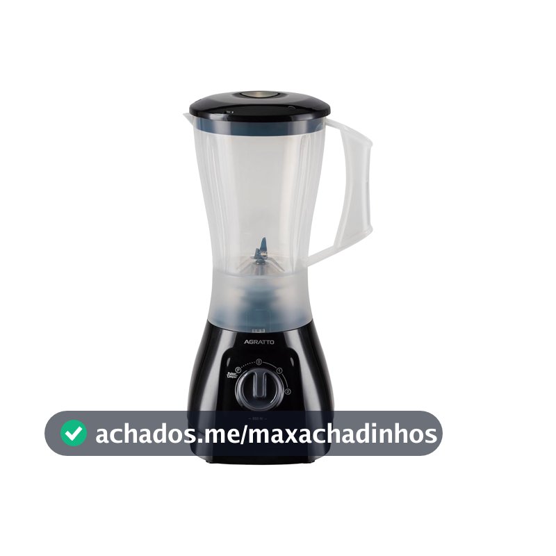 Liquidificador Forza Agratto LQLF01 Preto Leitoso 1,5L 850W 127V
