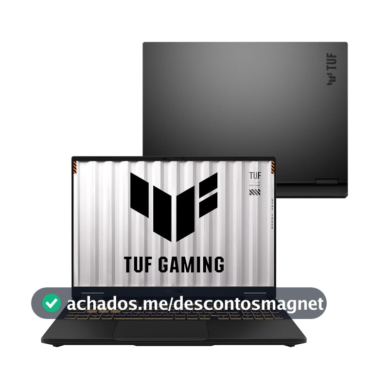 Notebook ASUS TUF Gaming F16, Intel Core i5 RTX 5050, 8 GB, 512 GB SSD, KeepOS/Linux, 16.0'' FHD, Jaeger Gray - FX608JHR-RV124